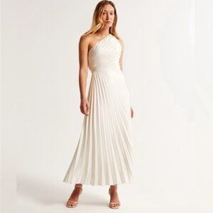 Abercrombie & Fitch Giselle Pleated One Shoulder Dress